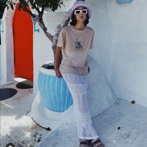 Palm Springs Crochet Maxi Skirt VRG GRL NWT